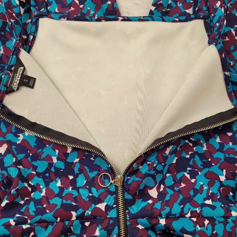 Project Runway Renaissance Floral Jumpsuit size Small - Picture 9 of 11